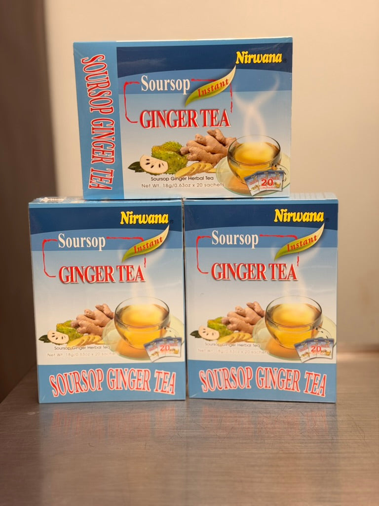 Nirwana Soursop Ginger Tea – 20 Sachets