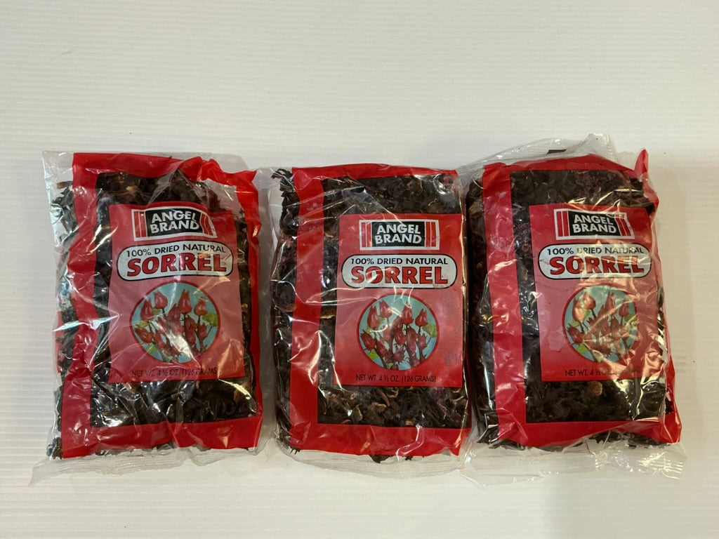 Angel Brand 100% Dried Natural Sorrel – 4oz (126g)