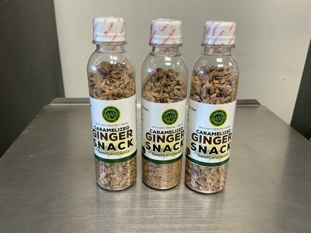 Caramelized Ginger Snack – Sweet & Spicy