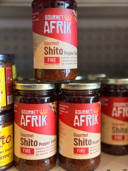 Gourmet AFRIK – Gourmet Shito Pepper Sauce (FIRE)