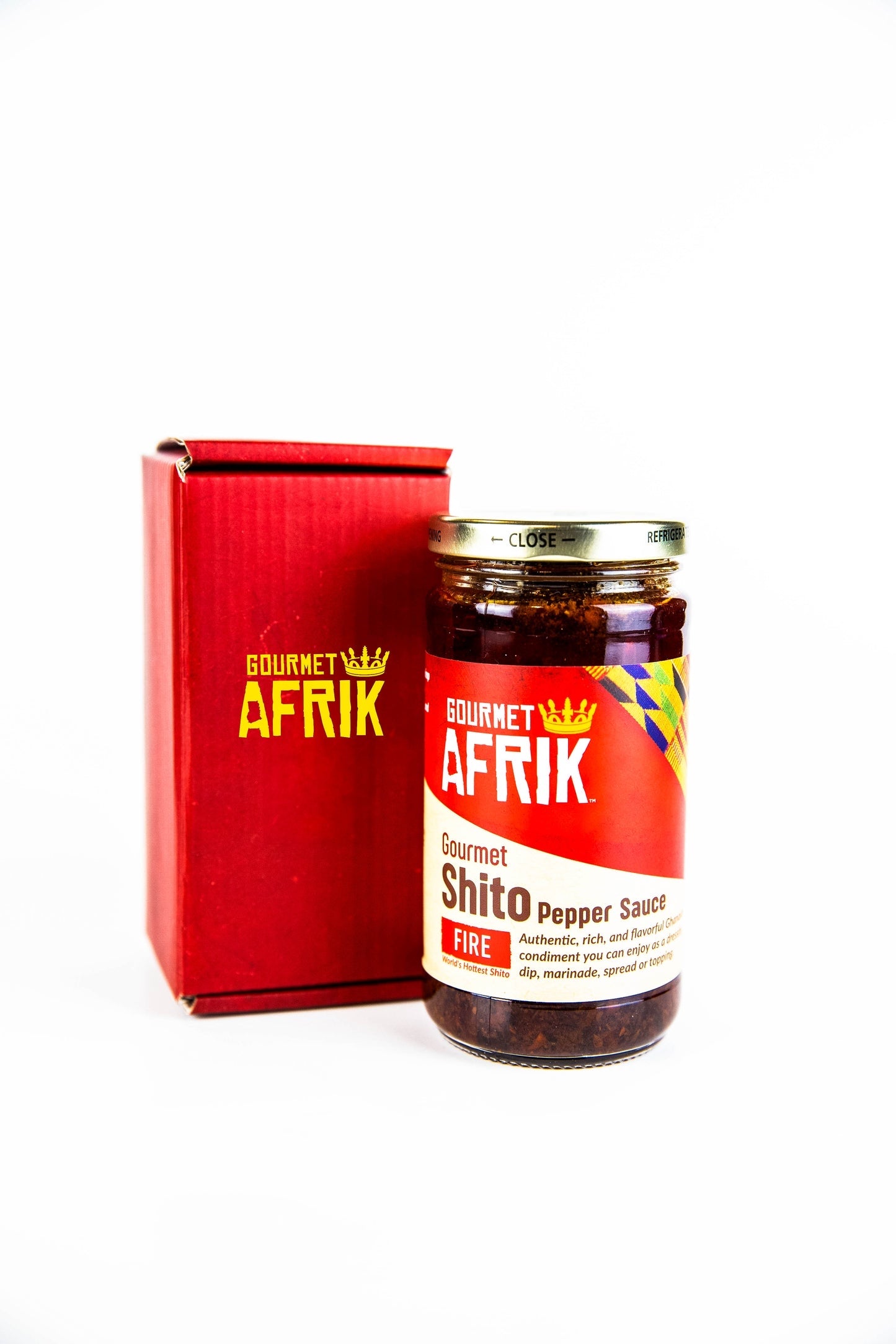 Gourmet AFRIK – Gourmet Shito Pepper Sauce (FIRE)