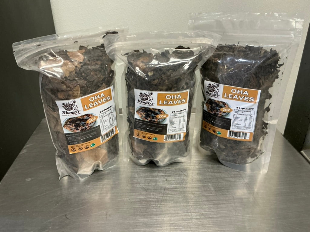 Momsy’s Oha Leaves – Dried Oha Leaves (2oz)