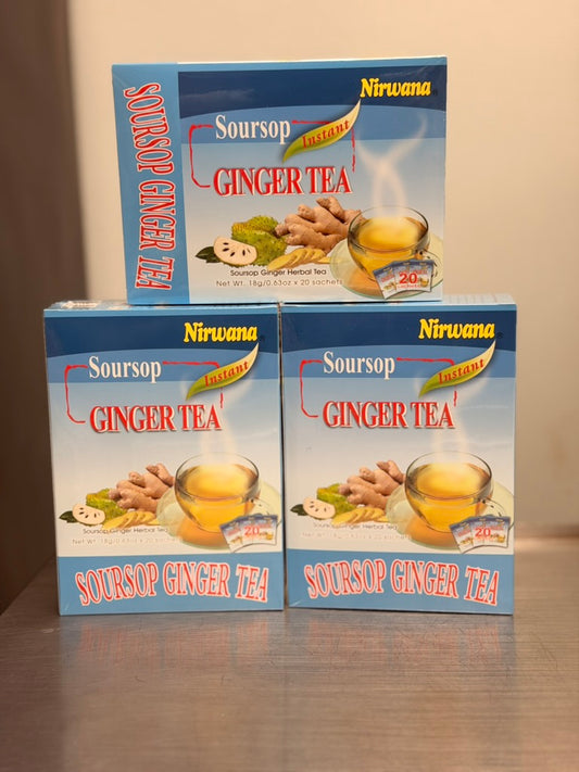 Nirwana Soursop Ginger Tea – 20 Sachets