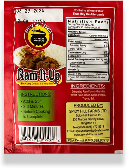 Ram-It-Up Curry Goat Booster – Jamaican Ram Flavour Seasoning