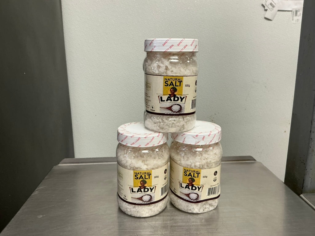 Lady Natural Salt – 500g Jar