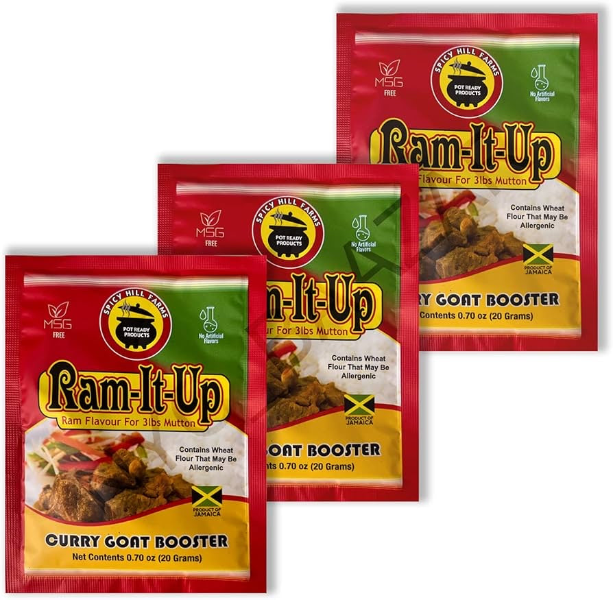 Ram-It-Up Curry Goat Booster – Jamaican Ram Flavour Seasoning