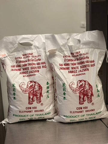 Con Voi Elephant Brand Jasmine Scented Rice (Product of Thailand)