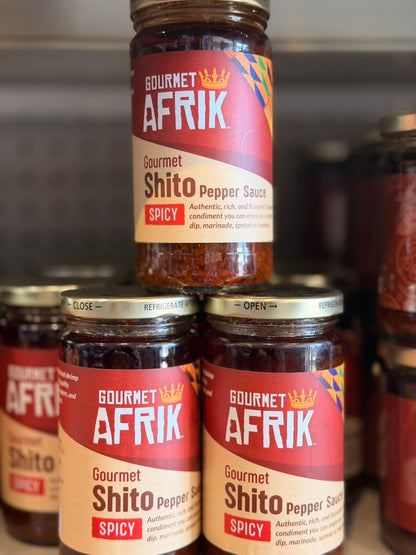 Gourmet AFRIK – Gourmet Shito Pepper Sauce (Spicy)